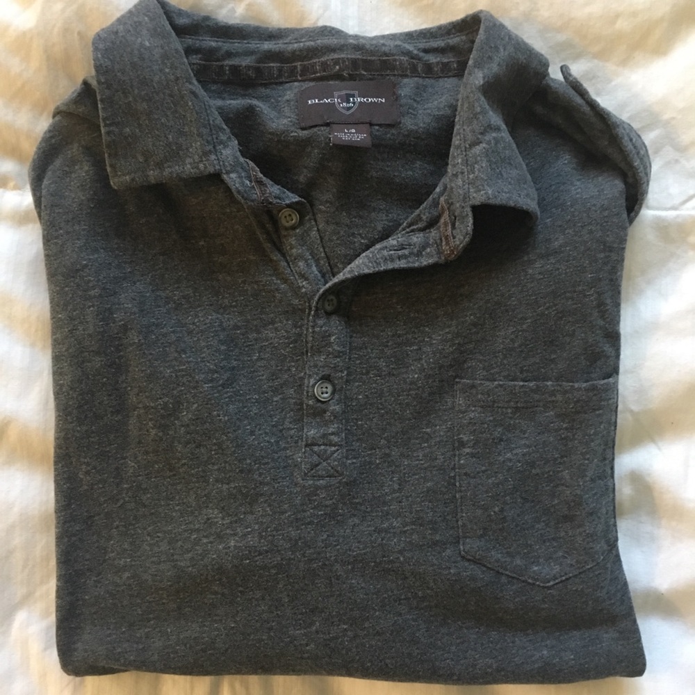 Men’s Gray Long Sleeve Shirt